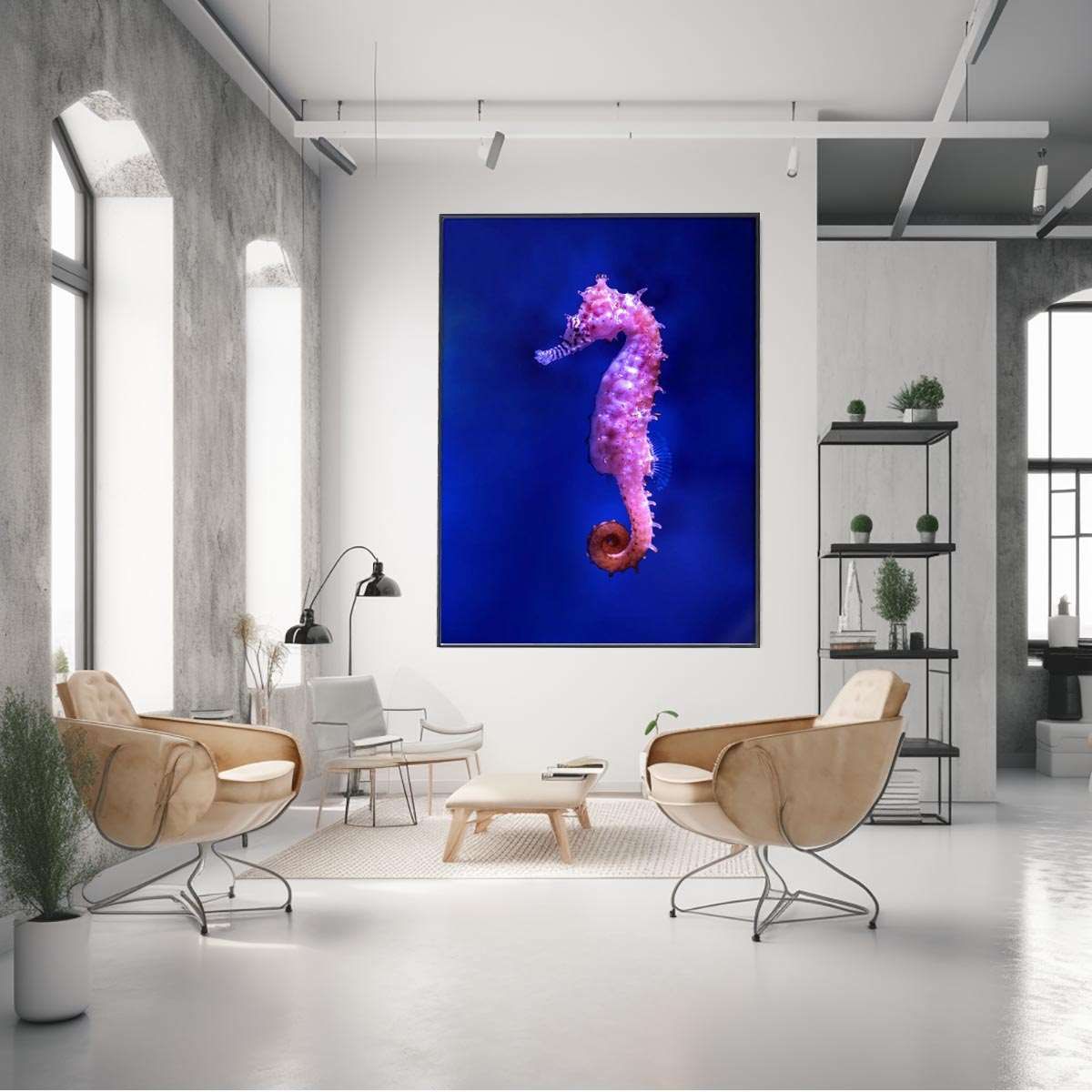 海の生き物の絵 【B2サイズ 自作】 タイムーセル‼️】海の生き物の絵 【B2サイズ 自作】 タイムーセル