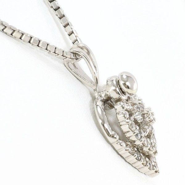 PT900 PT850 ネックレス necklace ダイヤ 0.50 カード鑑別書 総重量約