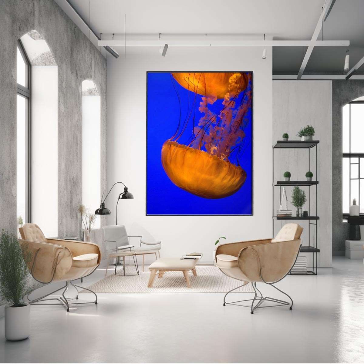 A2サイズ（約42x59cm）】【an-poster-726】クラゲ くらげ ジェリー