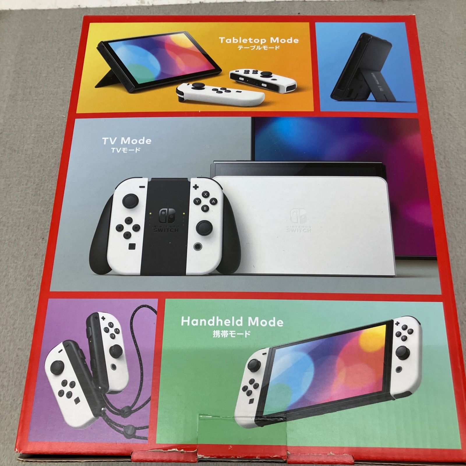 Switch本体有機EL Joy-Conホワイト PDQ 002 f 090