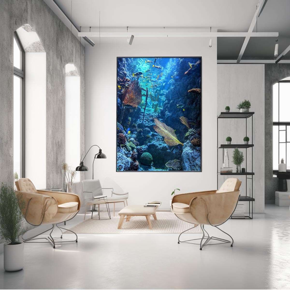 A2サイズ（約42x59cm）】【an-poster-758】水中 水 サンゴ ポスター 海