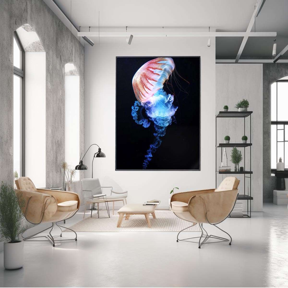 B4サイズ（約25x36cm）】【an-poster-764】クラゲ くらげ ジェリー