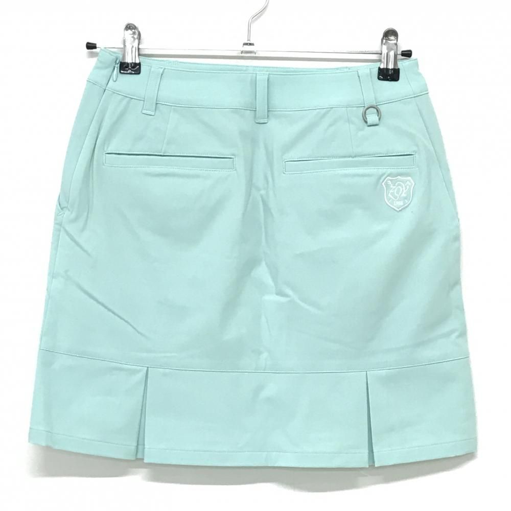 超美品】ゾーイ スカート ライトグリーン ロゴ刺しゅう 無地