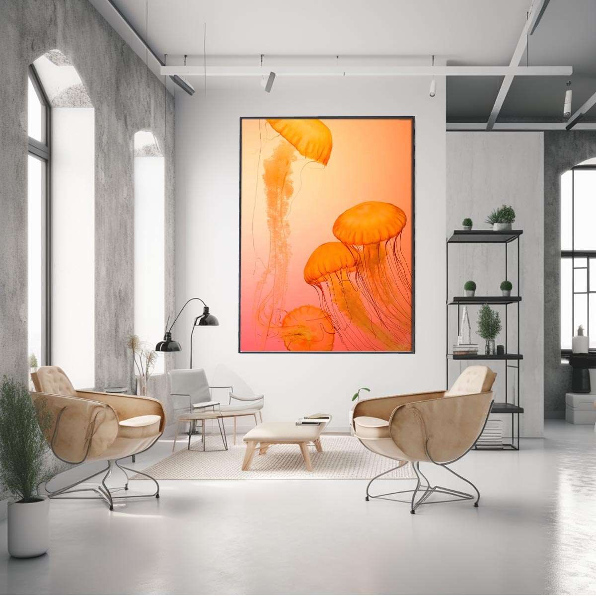 A2サイズ（約42x59cm）】【an-poster-769】クラゲ くらげ ジェリー