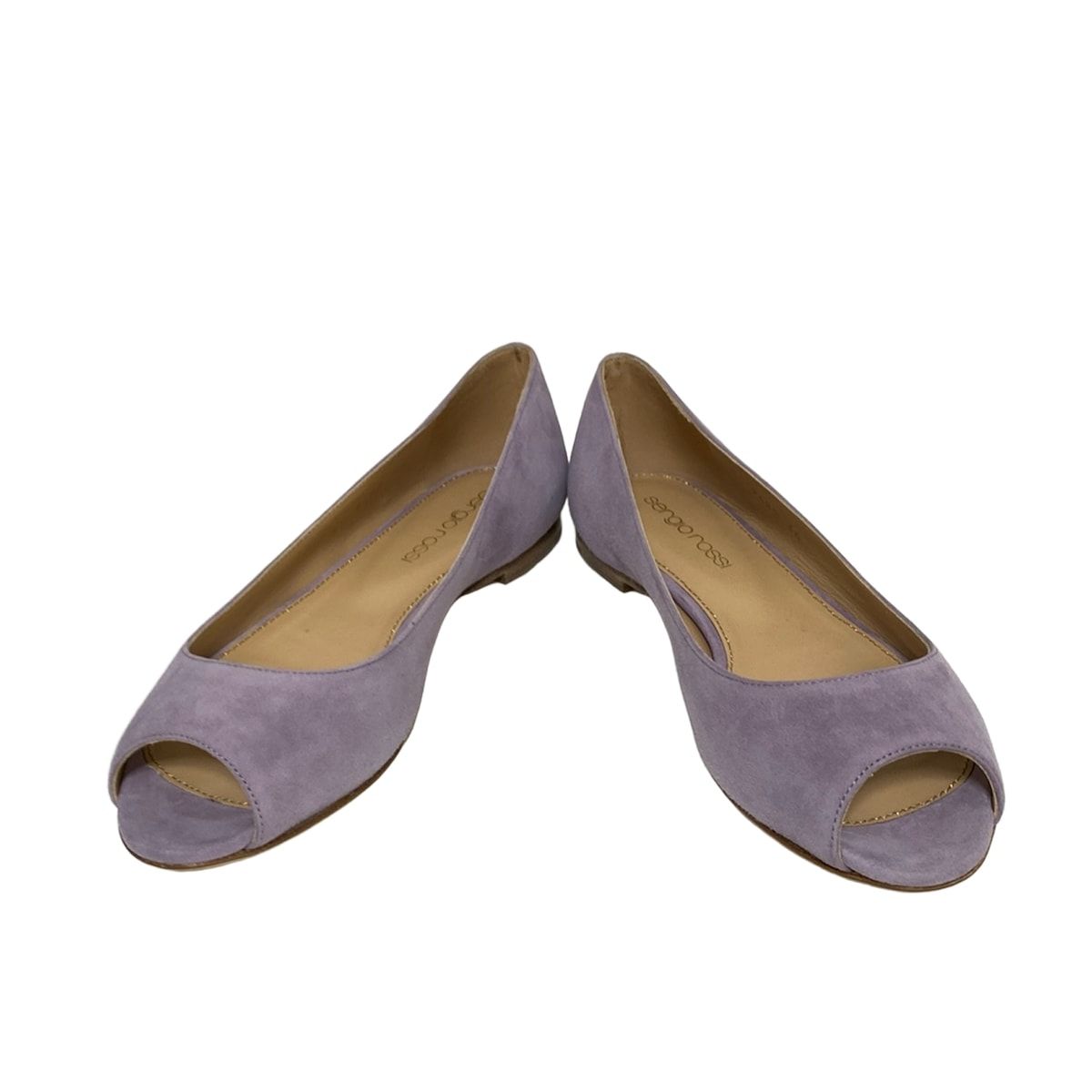 sergio rossi セルジオロッシ フラットシューズ 34 レディース - パープル オープントゥ