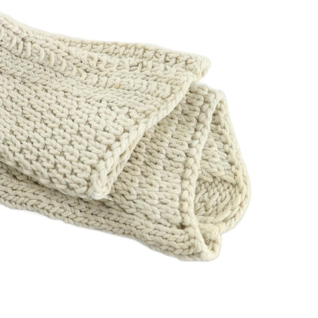 マックスマーラ MAX MARA ニットカーディガン コットン シルク 絹 M 白