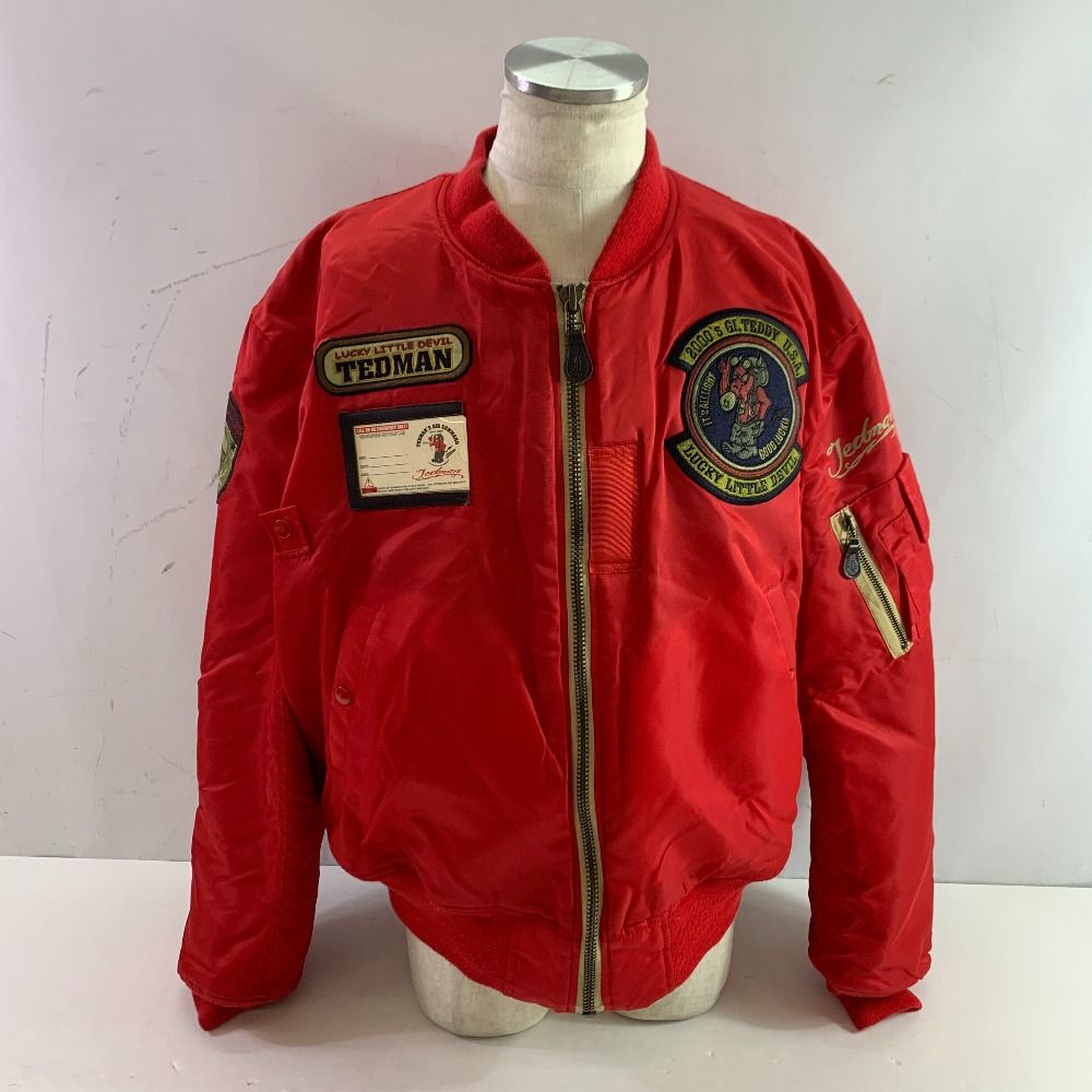 04w5395▽※【中古】TED MAN テッドマン MA-1 フライトジャケット