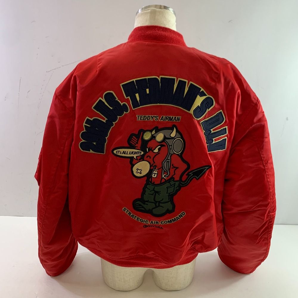 04w5395▽※【中古】TED MAN テッドマン MA-1 フライトジャケット
