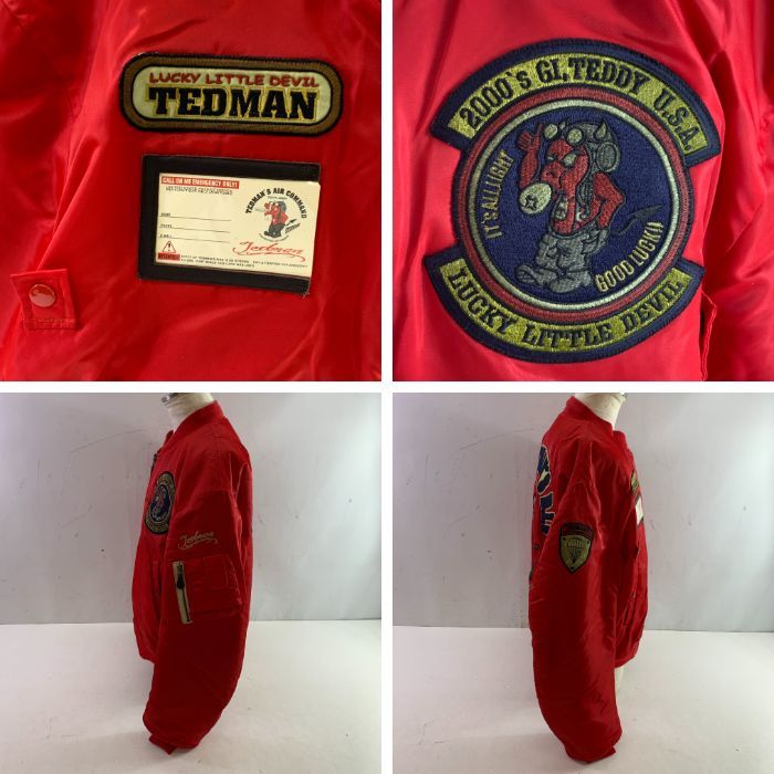 04w5395▽※【中古】TED MAN テッドマン MA-1 フライトジャケット
