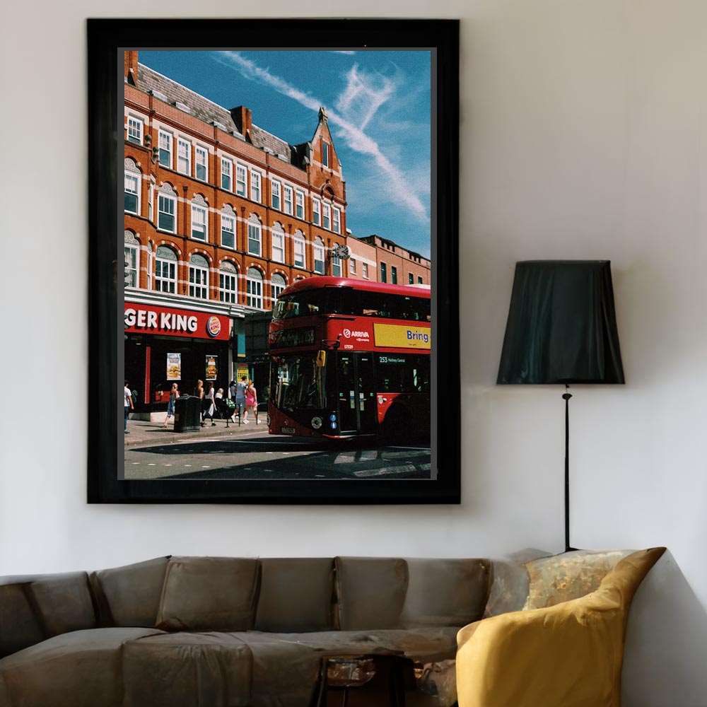 A0サイズ（約84x119cm）】【an-poster-908】海外風景 ロンドン 街角