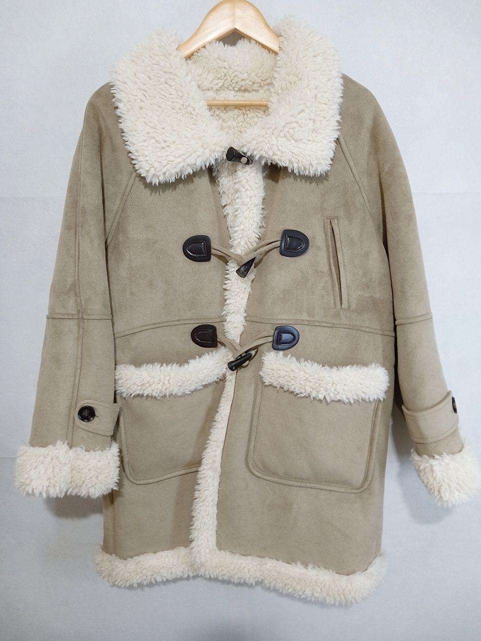 Fano Studios ファノストゥディオズ ボア ムートンコート FD24W439 サイズM ベージュ M-6262
