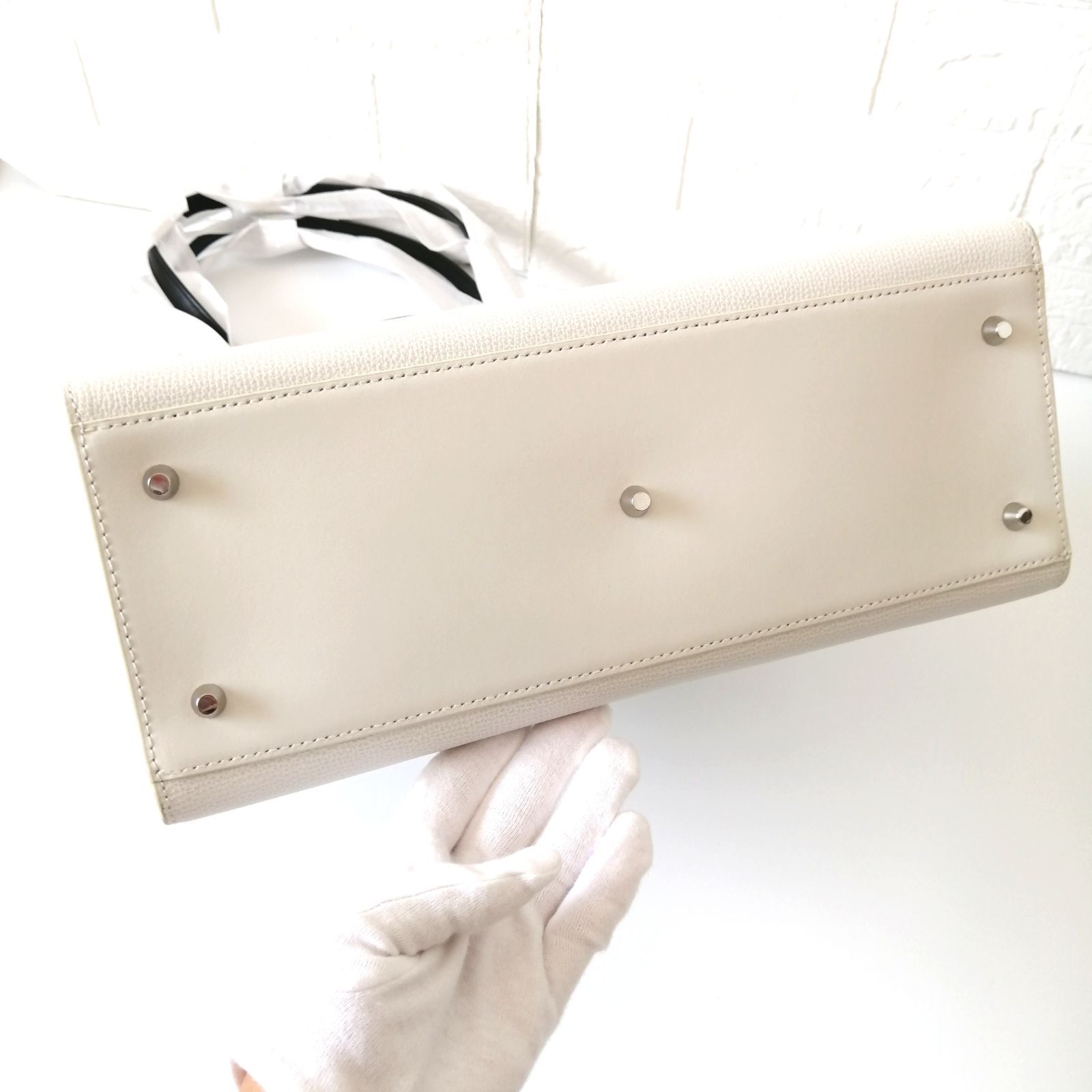極美品 フルラ FURLA トートバッグ ヴァーシティスタイル ラージ 