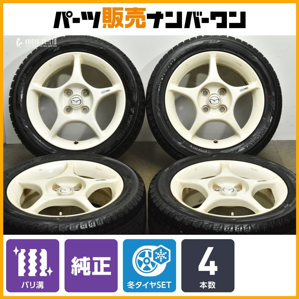 バリ溝 マツダ NB ロードスター 15 in 6 J 40 PCD 100 ヨコハマ アイスガード iG 60 195 50 R スタッドレス ノーマル戻し