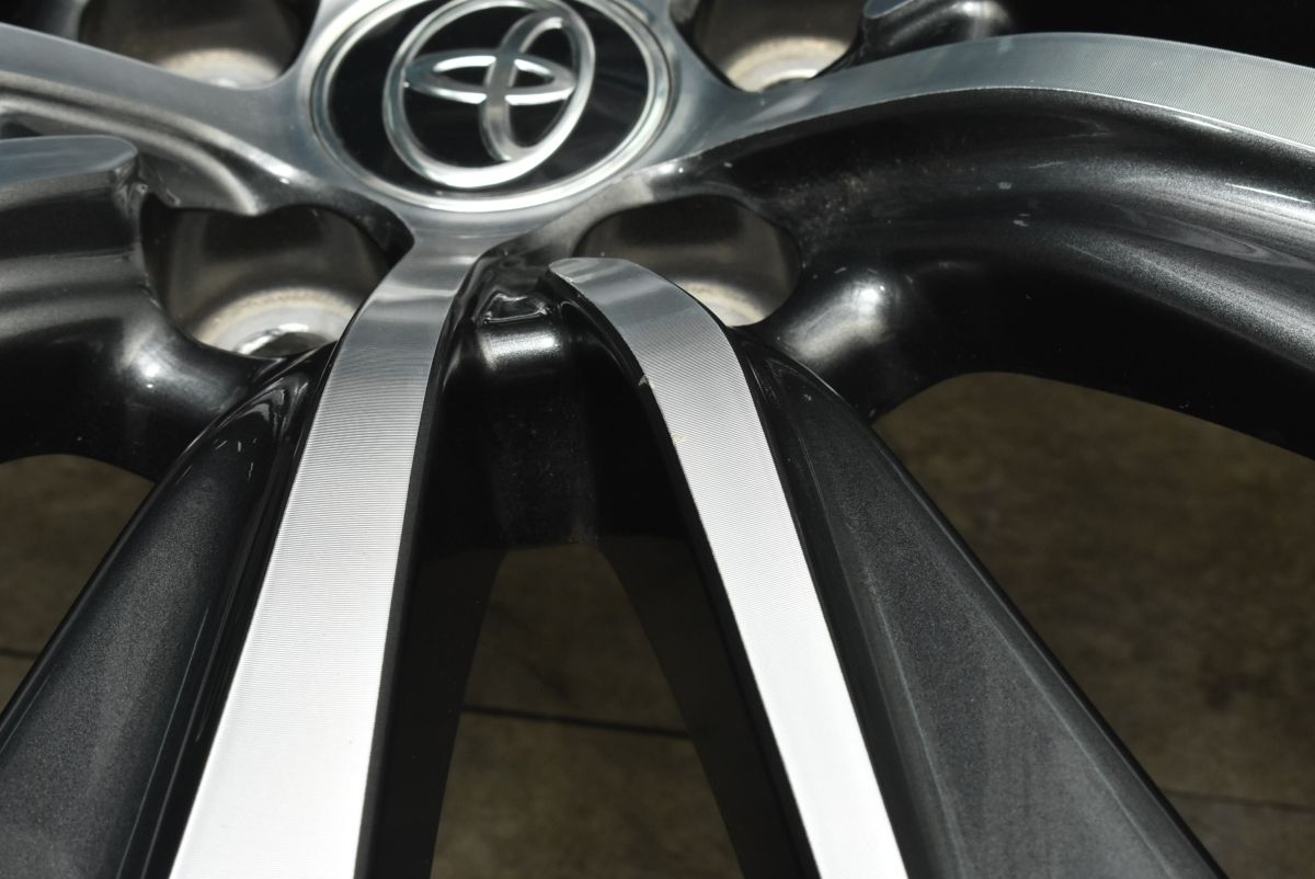 バリ溝】トヨタ 80 ハリアー G 純正 18in 7J +35 PCD114.3