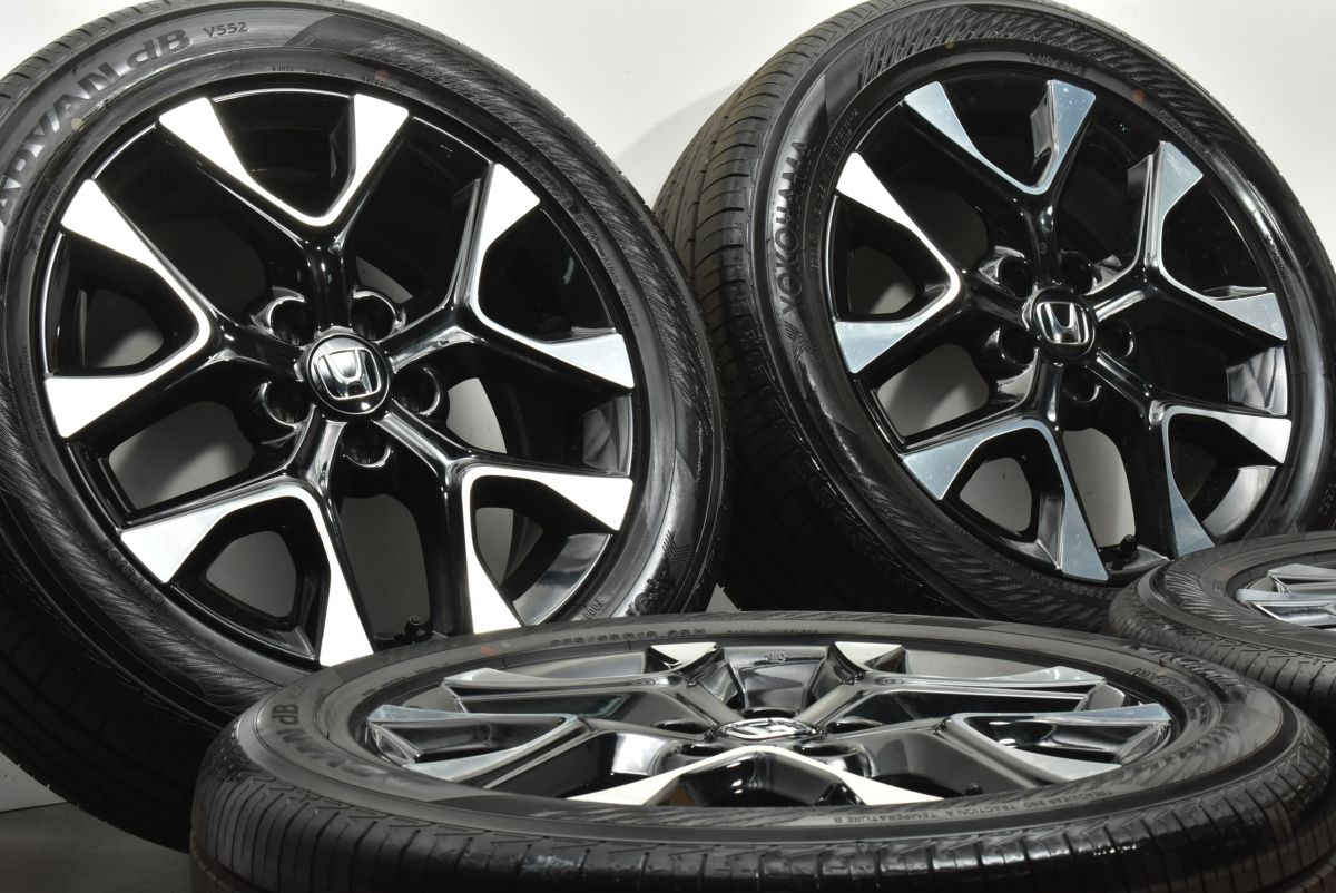 製 新車外し品 ホンダ ZR V 18 in 7 J 50 PCD 114 3 ヨコハマ アドバン dB 552 225 55 R オデッセイ 流用 ノーマル戻し
