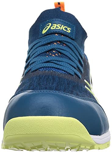 アシックス ワーキング 安全靴 作業靴 ウィンジョブ CP 213 JSAA A種先芯 耐滑ソール fuzeGEL搭載 ディープシーティール グローイエロー 25.0 cm 2 E