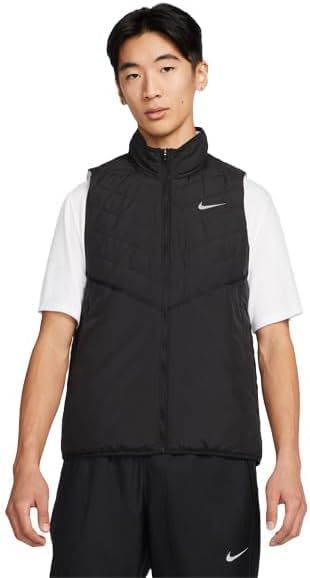 ナイキ Therma FIT シンフィル リペル 軽量中綿入りランニングベスト ゴルフベスト XL 176 185 cm DD 5648 ブラック