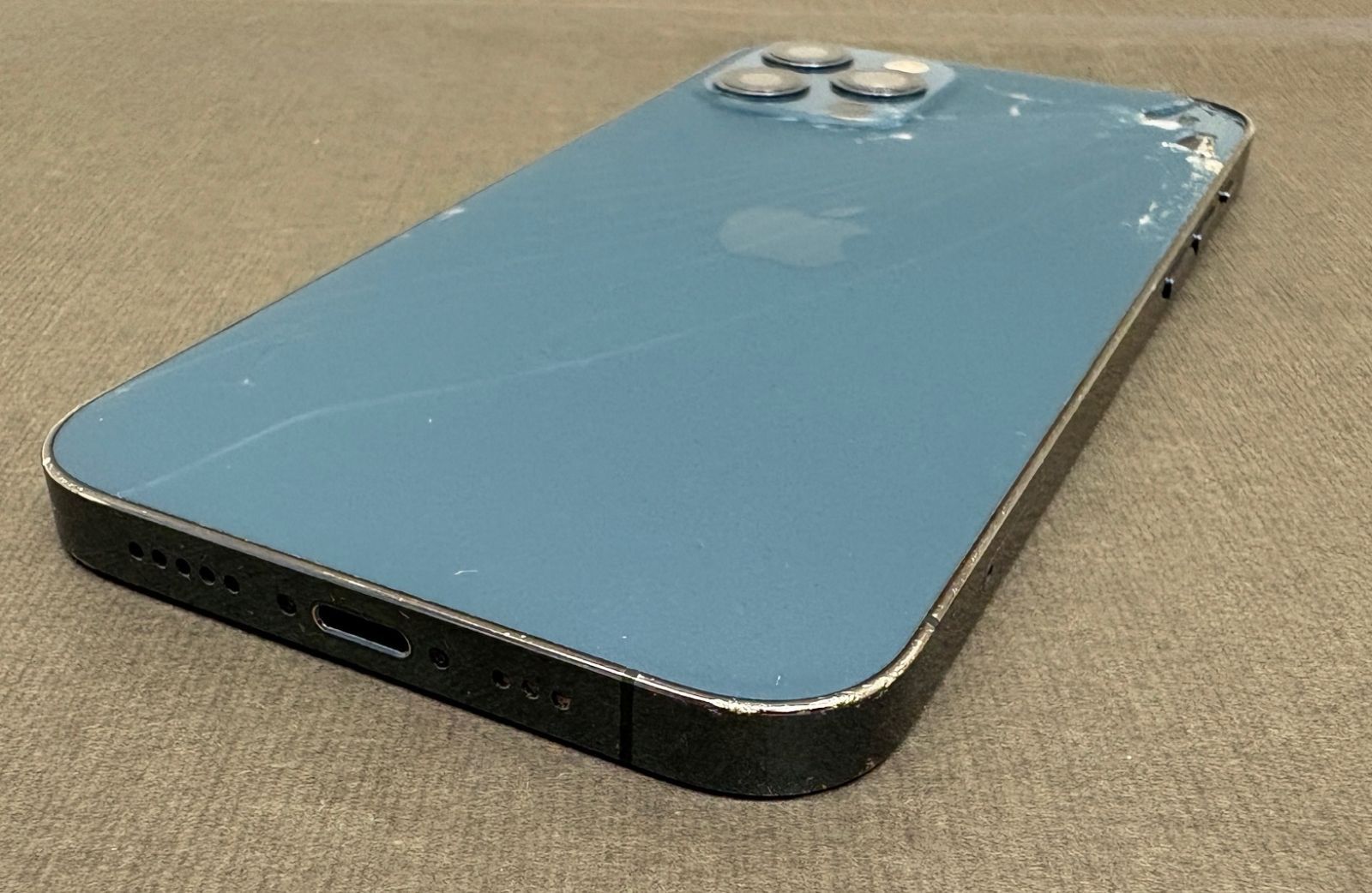 ジャンク品】iPhone 12Pro 128GB パシフィックブルー simフリー -SP746