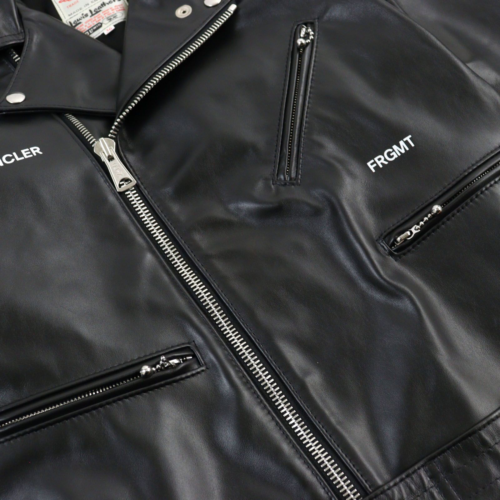 極美品○MONCLER GENIUS 7 fragment Lewis Leathers 2021年製 DWAYNE