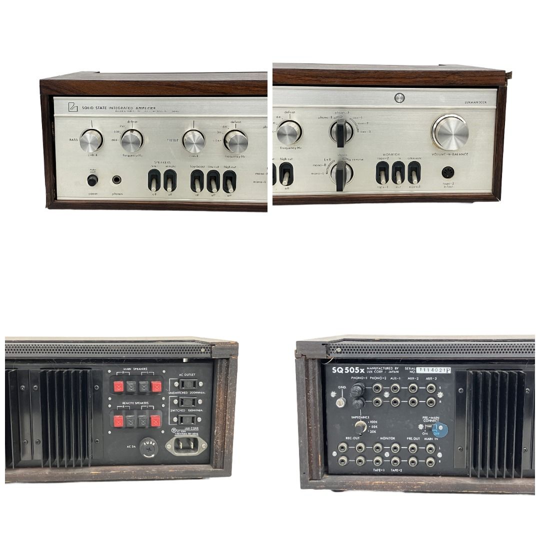 LUXMAN ラックスマン SQ505X プリメイン アンプ 音響機器 ジャンク