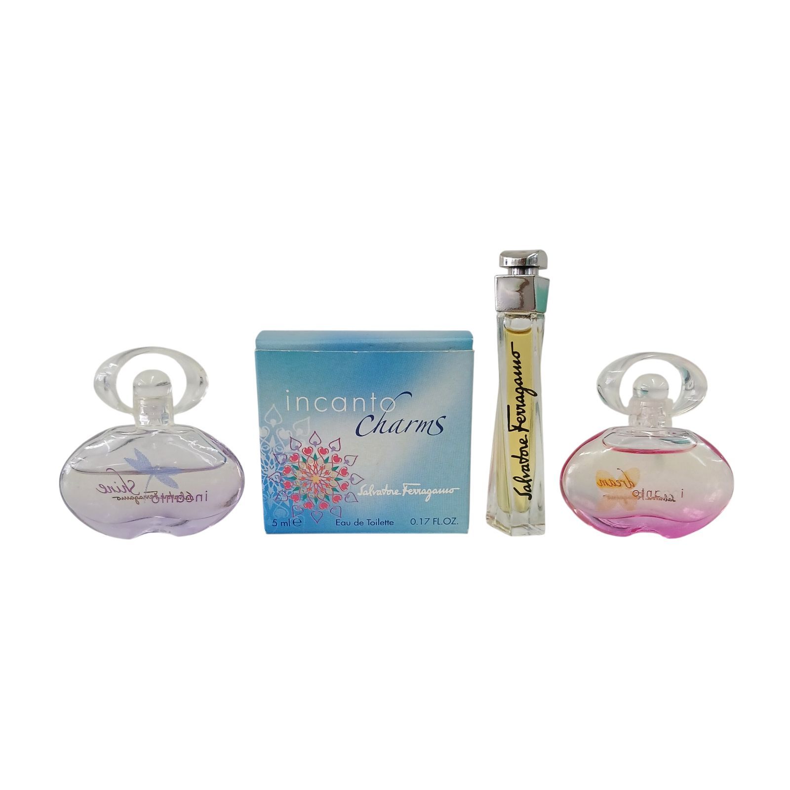 Salvatore Ferragamo 香水セット FERRAGAMO フェラガモ インカントチャーム オーデトワレ ミニ香水 4点