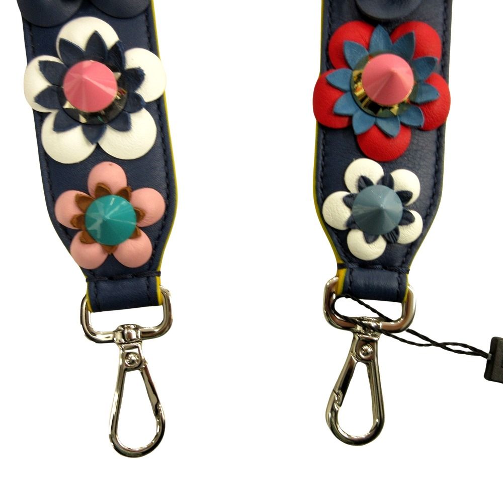 FENDI フェンディ/ストラップユー/フラワースタッズ/Aランク/85