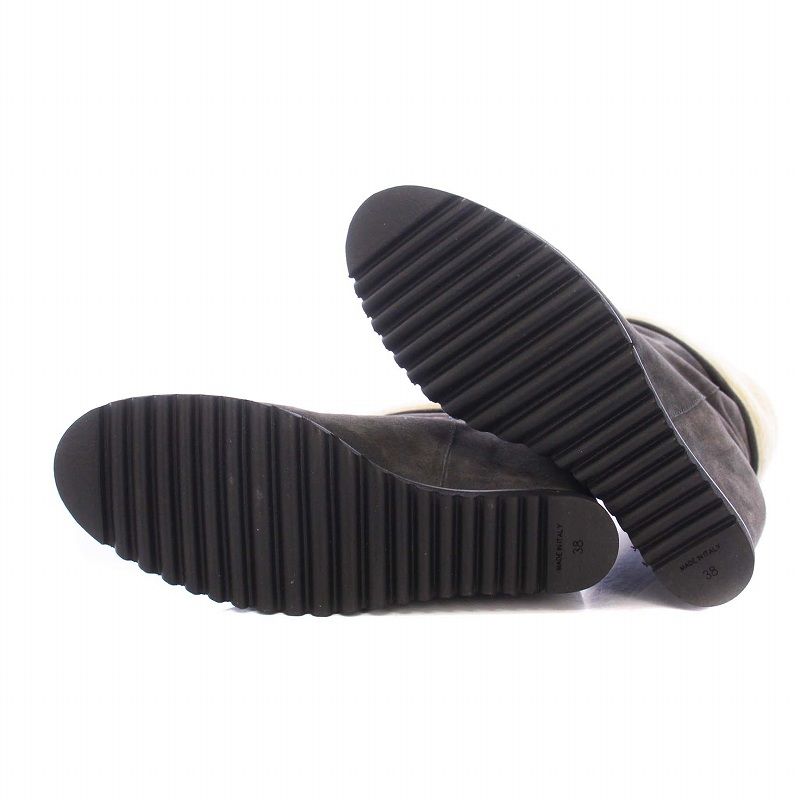 ファビオルスコーニ FABIO RUSCONI ムートンブーツ ハーフ ボア