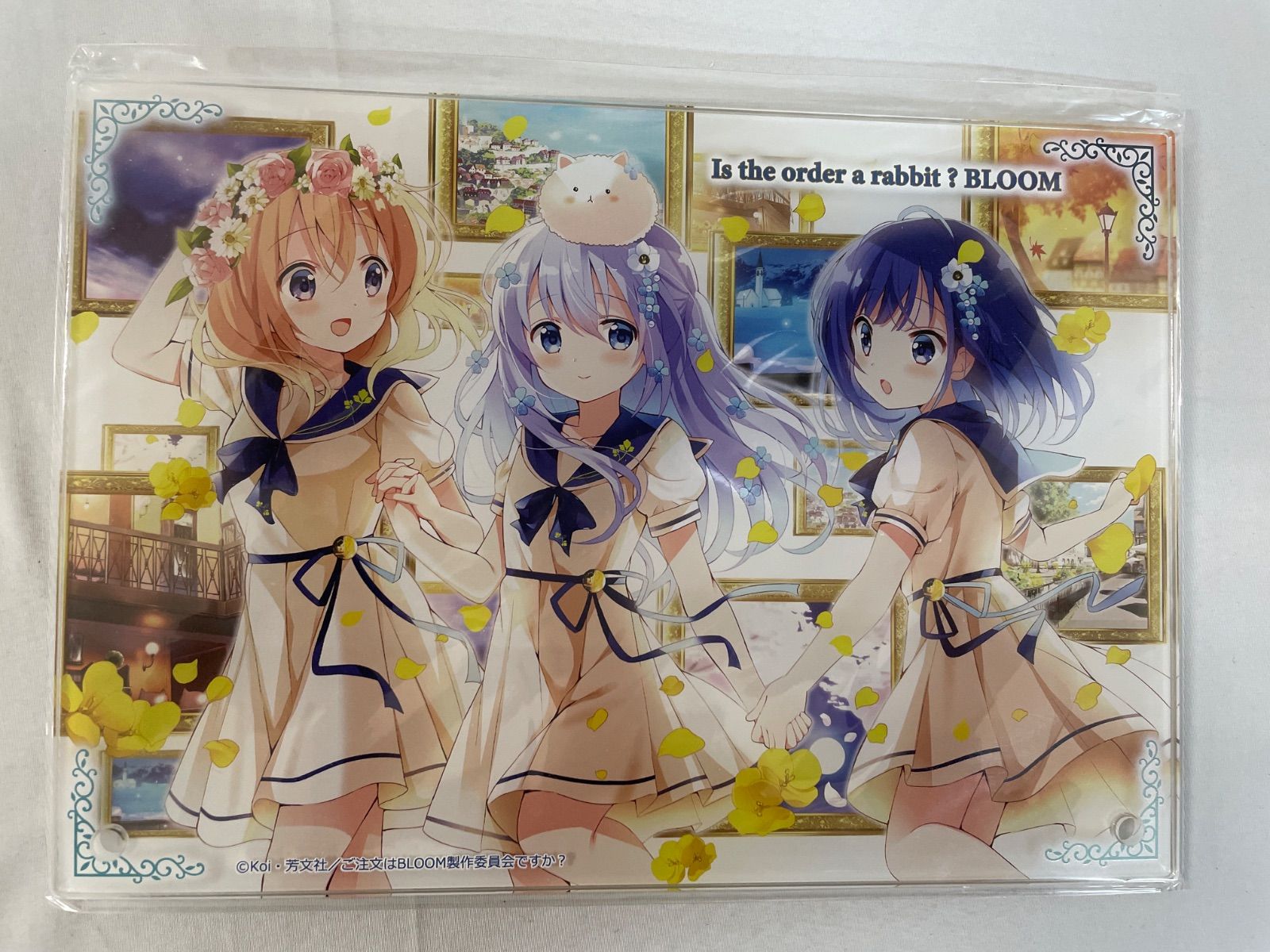 ☆【ご注文はうさぎですか?】ココア＆チノ＆フユ アクリルプレート