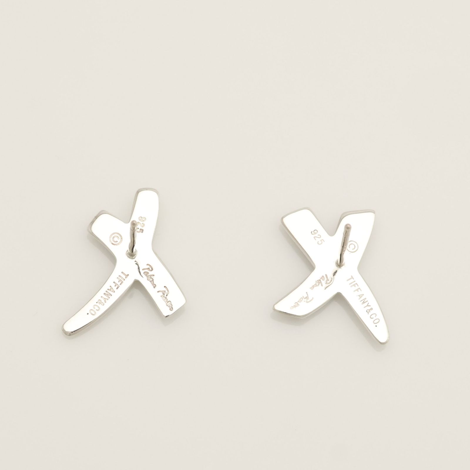 美品】ティファニー TIFFANY&Co. キス クロス パロマピカソ スタッド