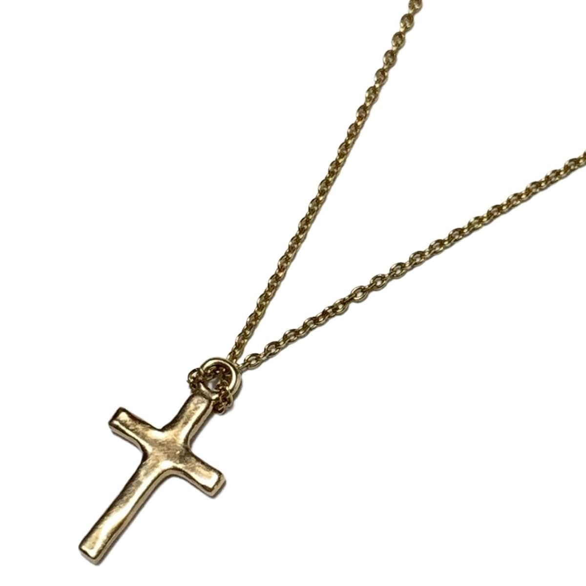 mikia ミキア ネックレス K 18 YG 10 PG クロス 十字架