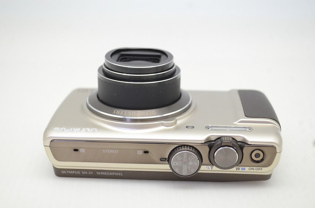 OLYMPUS オリンパス STYLUS SH-21 コンパクトデジタルカメラ ゴールド