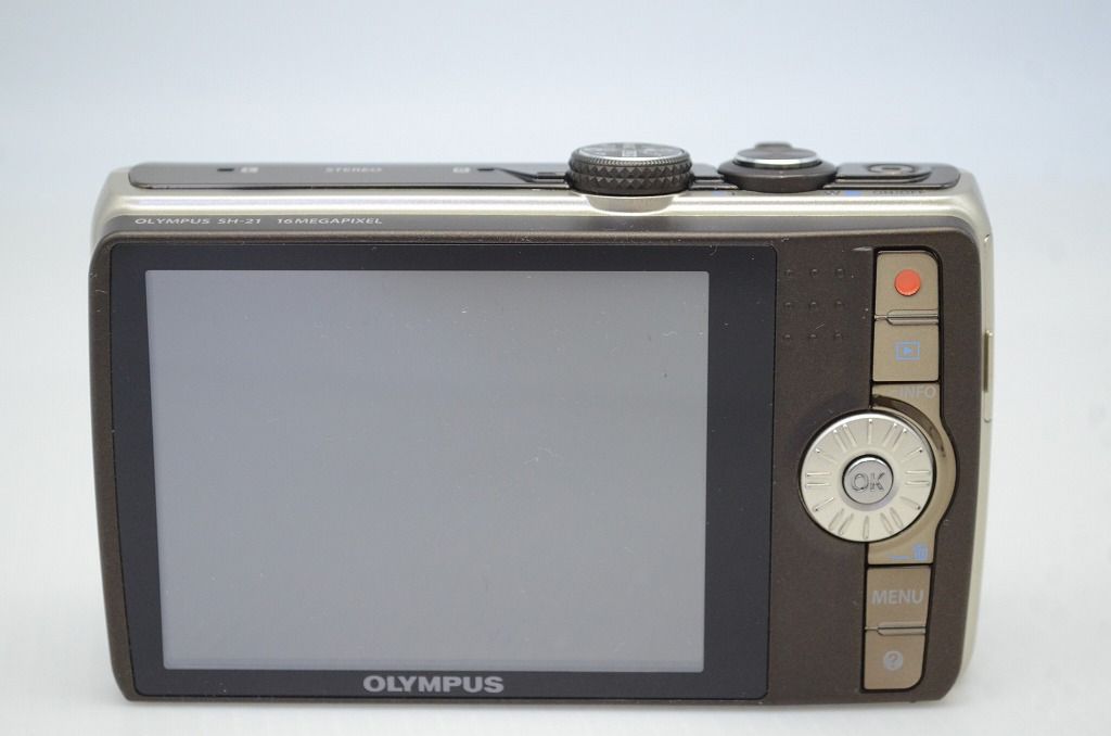 OLYMPUS オリンパス STYLUS SH-21 コンパクトデジタルカメラ ゴールド