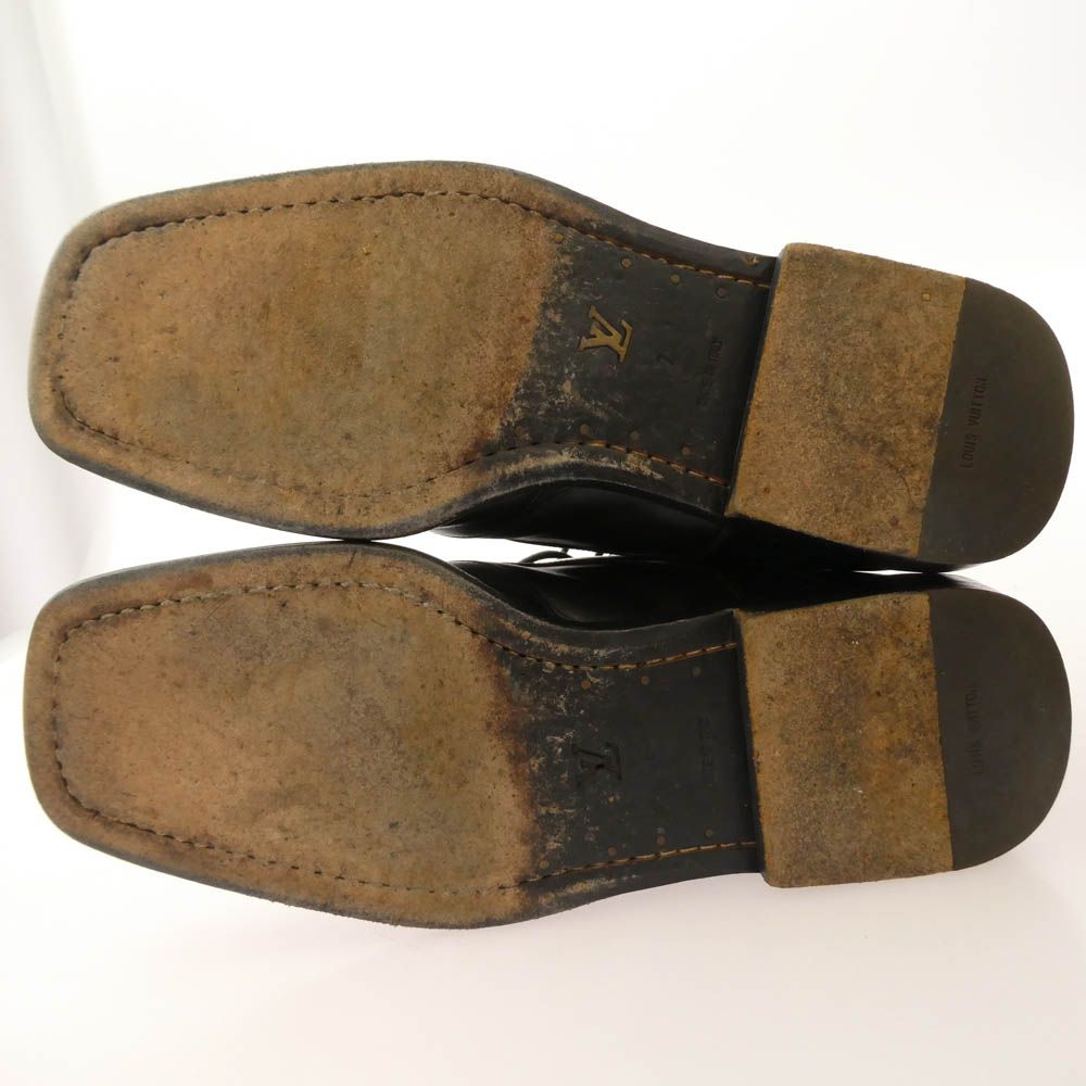 LOUIS VUITTON ルイ・ヴィトン ST0072 レザー レースアップ ブーツ