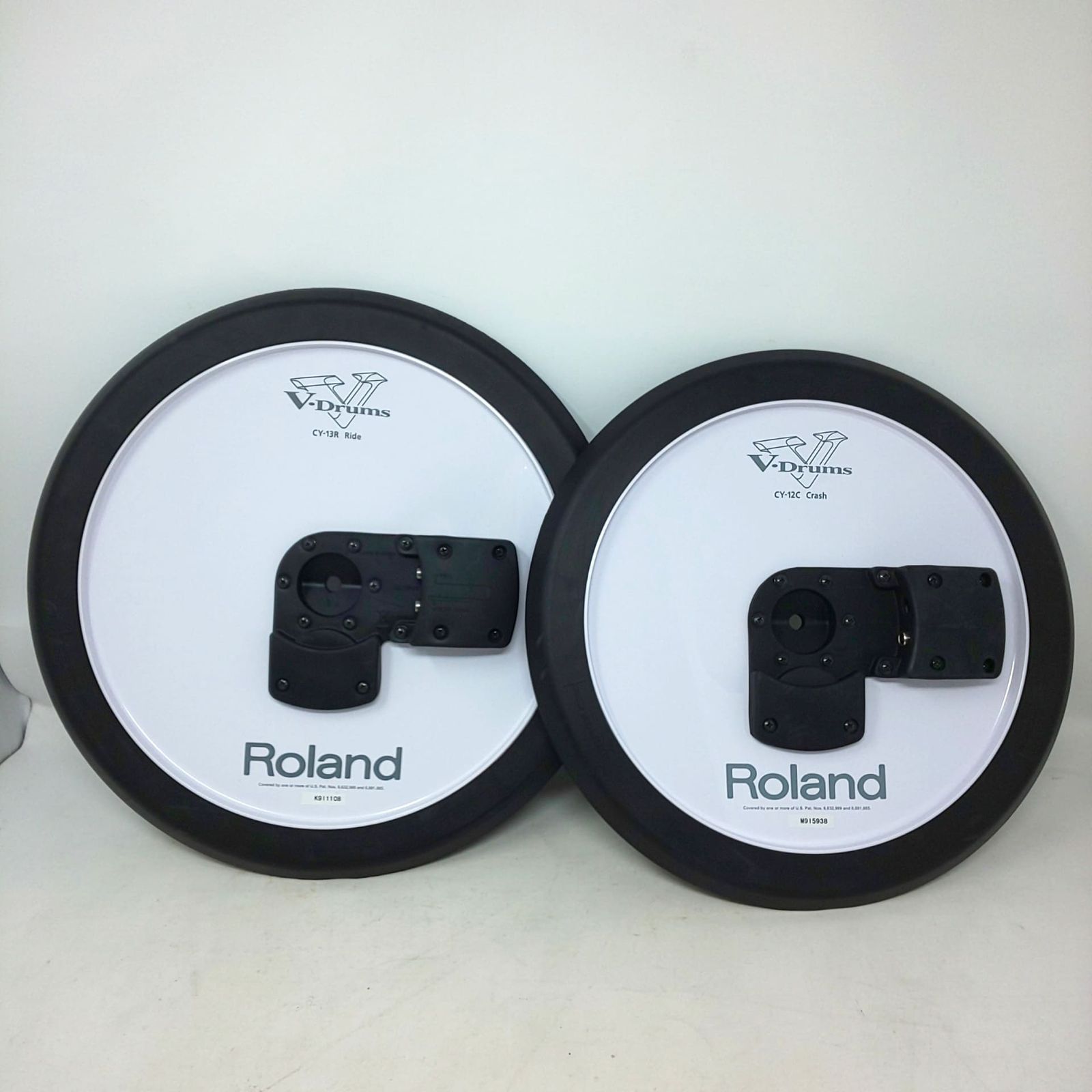 1348 A 08 Roland ローランド CY 12 C Crash 13 R Ride セット シンバルパッド 電子ドラム 打楽器 V Drums