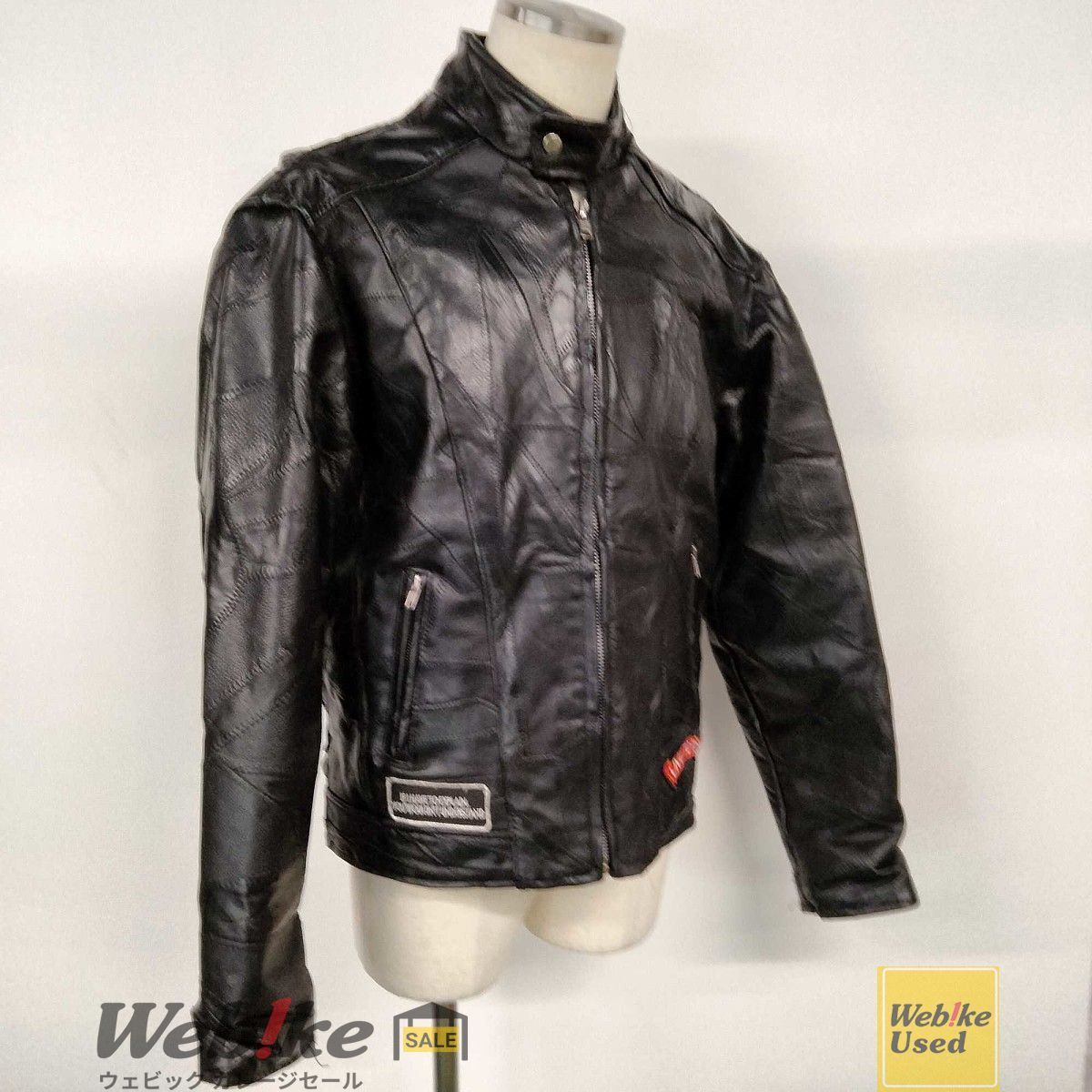 Diamond Plate シングルライダースジャケット サイズ M アメリカンサイズ
