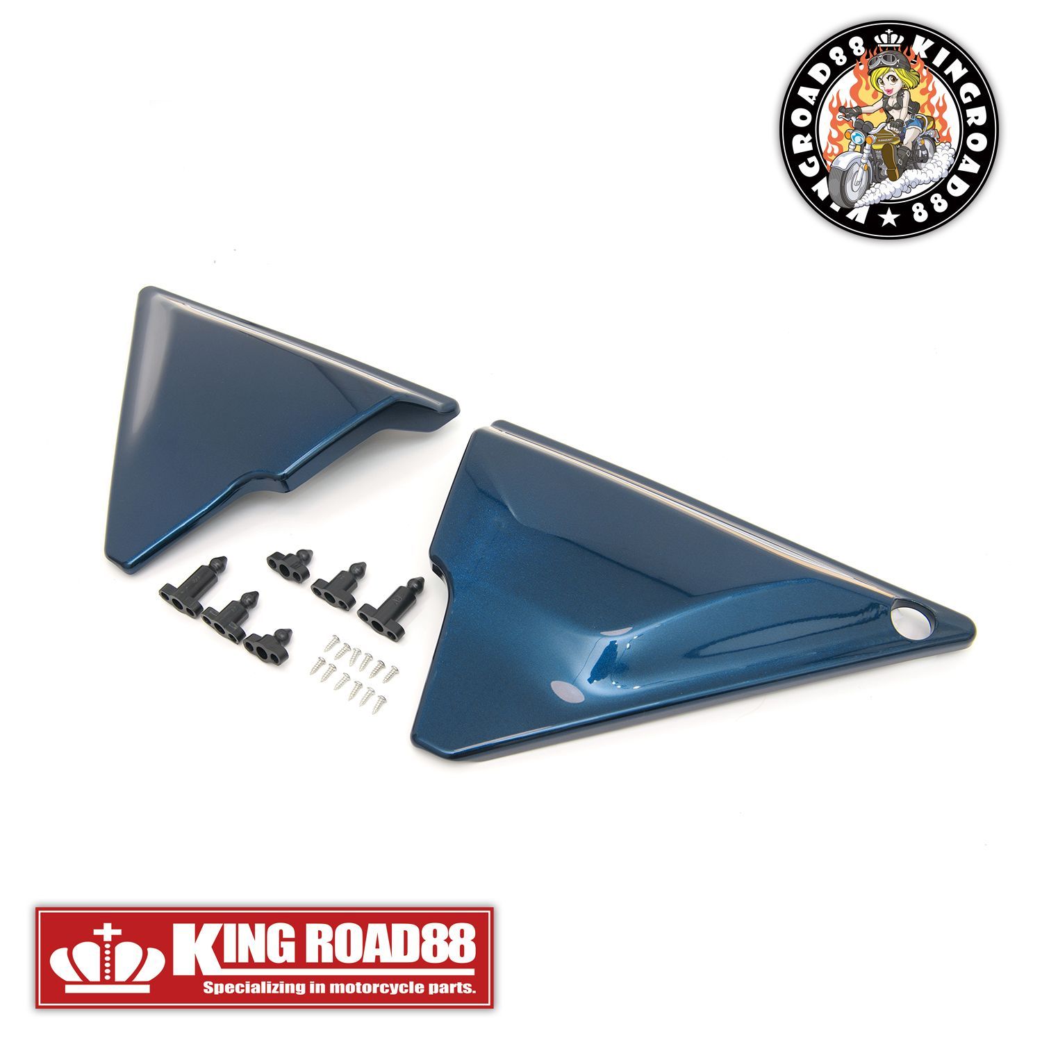 カワサキ ゼファー750 ZR750C KingRoad88 FX変身 外装 セット ブルー
