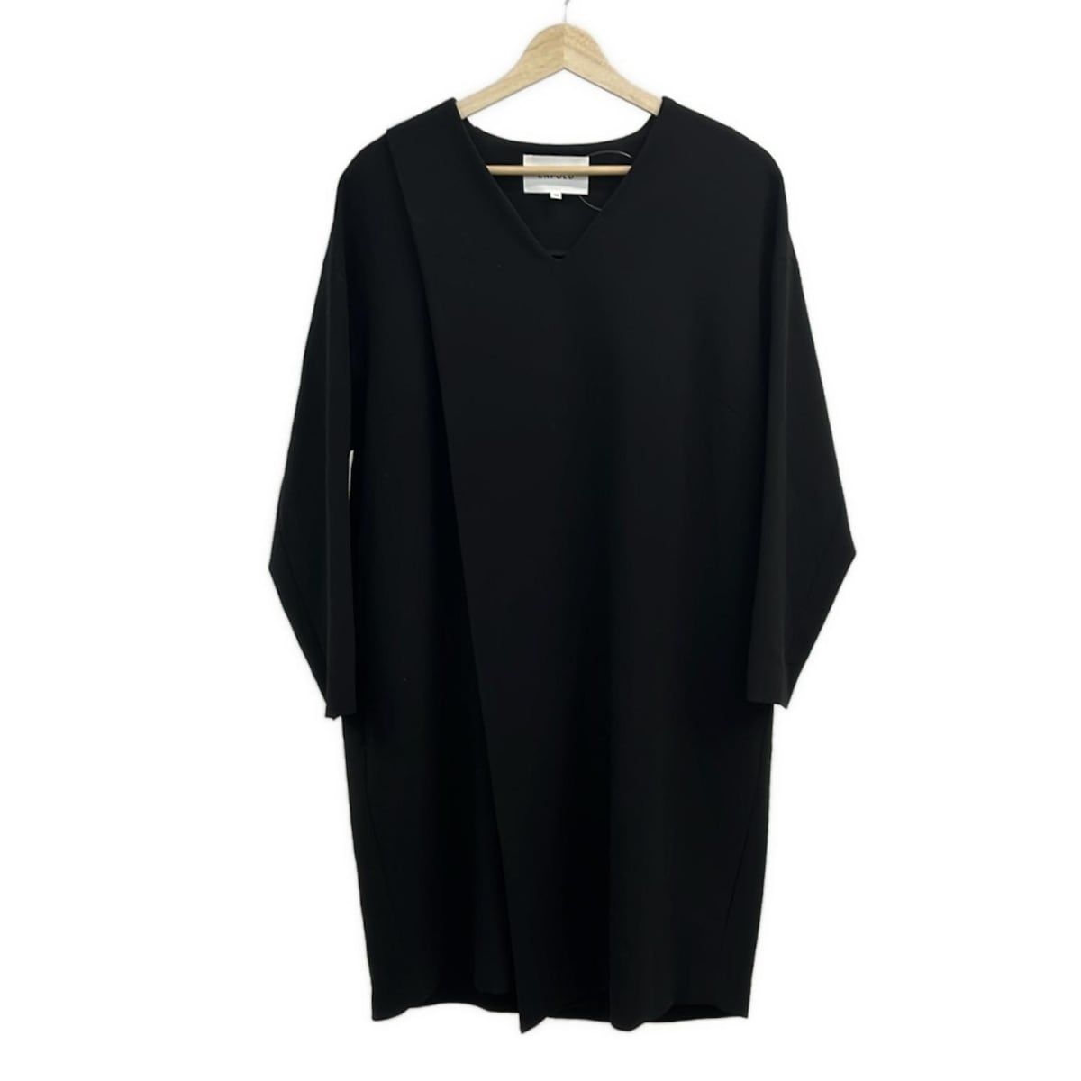 ENFOLD(エンフォルド) ワンピース サイズ36 S レディース - 黒 Vネック