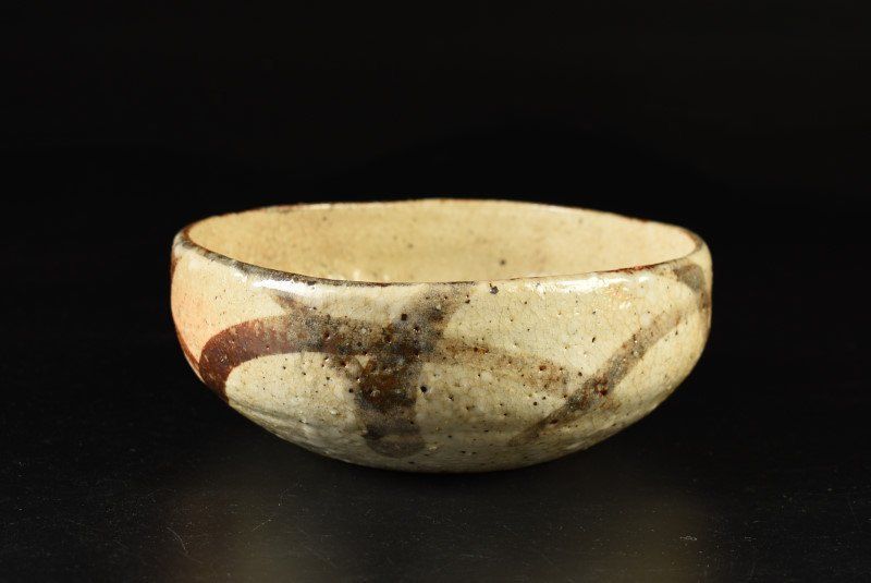 蔵C9532】廣永窯 坪島土平 志野 菓子鉢 共箱 - メルカリ