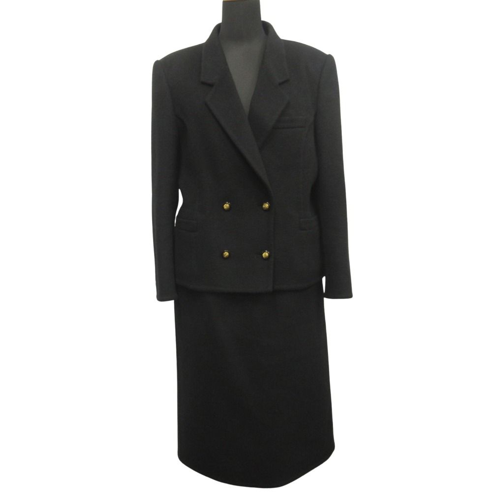 美品 Burberrys バーバリーズ 90's カシミヤ セットアップ スカート