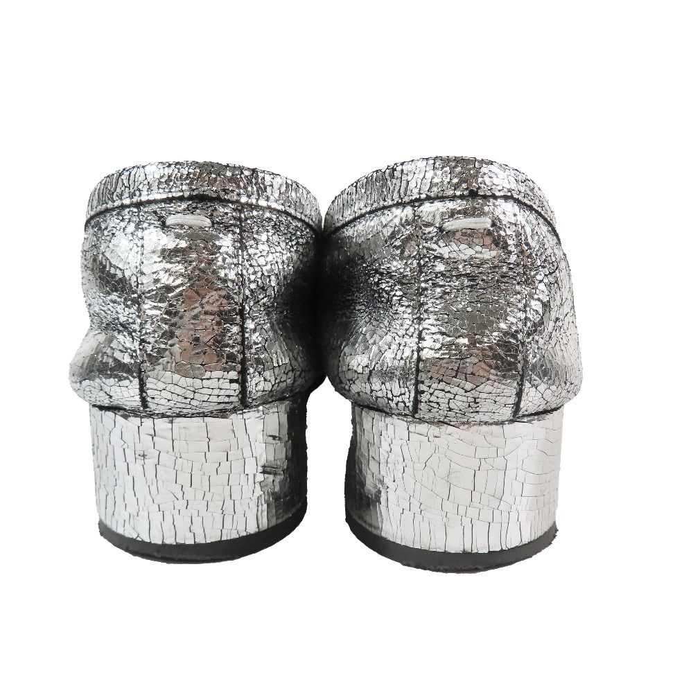 Maison Margiela ブロークンミラーシューズ シルバー 38 Maison Margiela 22 メゾンマルジェラ ブロークンミラー 足袋