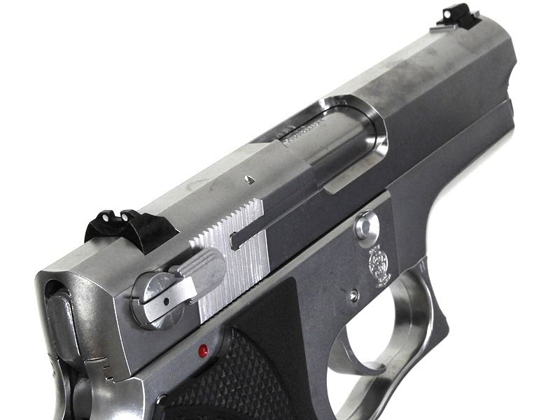WA] S&W M6906 固定ガスガン ステンレスシルバー (中古ランクBトイガン