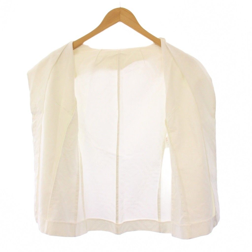 バーバリー ロンドン ジャケット コットン ホワイト 38(M) バーバリー ロンドン BURBERRY LONDON セットアップ テーラード