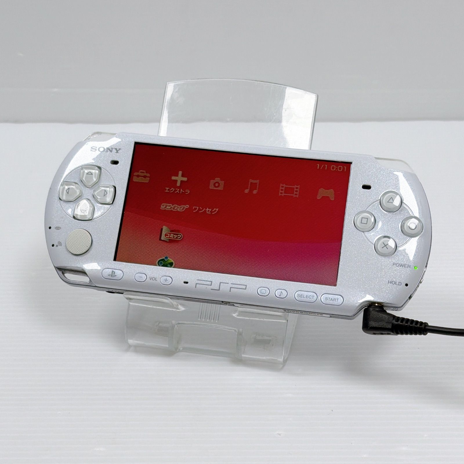 同梱可】中古品 ゲーム PSP 本体 PSP3000 パールホワイト 動作品