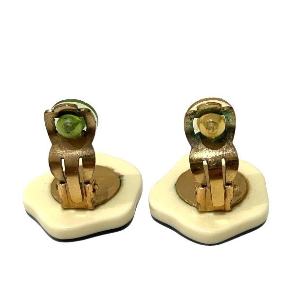  シャネル CHANEL カメリア 05 P ホワイト ブラック ココマーク ブランド小物 イヤリング レディース その他 その他