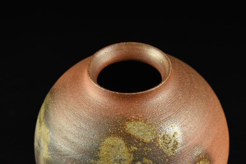 セール 【蔵A4221d】小西陶古 備前 壷 共箱