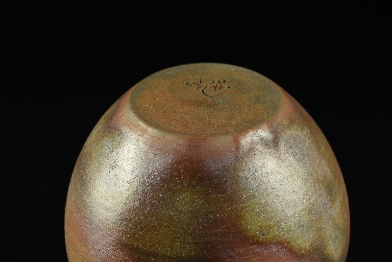 セール 【蔵A4221d】小西陶古 備前 壷 共箱