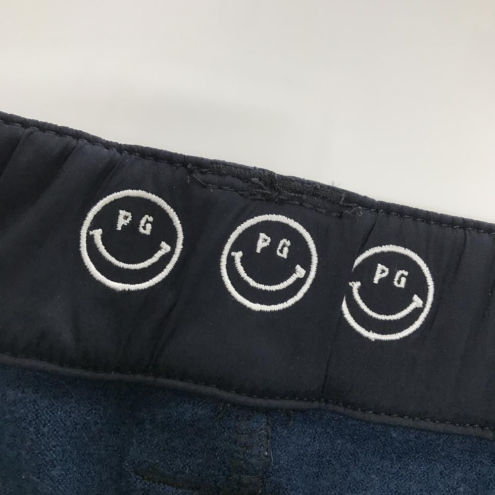 美品】パーリーゲイツ スカート ネイビー×白 ロゴ総柄 レディース 0(S