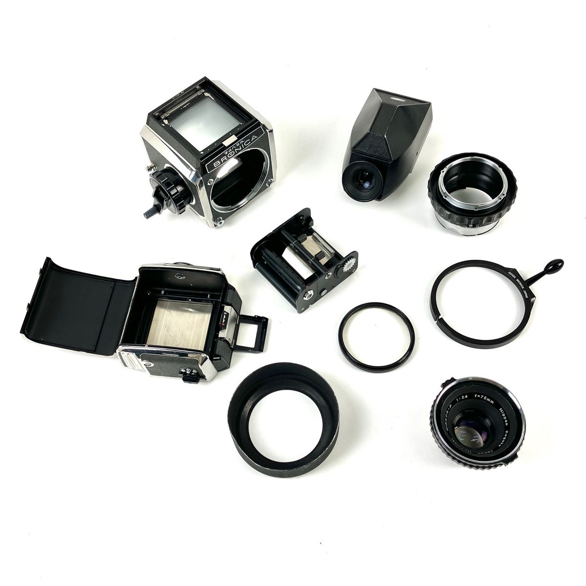 ゼンザブロニカ Zenza Bronica S2 後期 + NIKKOR-P 75mm F2.8 中判