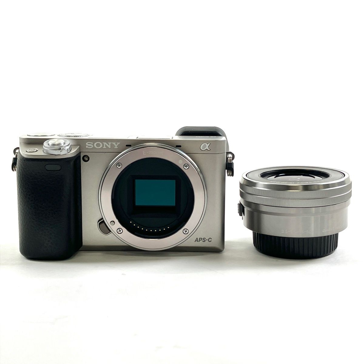 ソニー SONY α6000 パワーズームレンズキット ILCE-6000L S シルバー