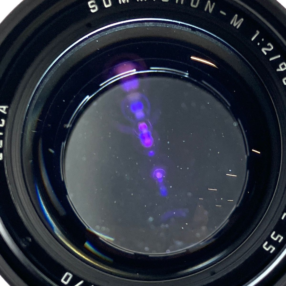  ライカ LEICA M 90 mm F 2 ズミクロン ブラック レンジファインダーカメラ用レンズ その他 カメラ